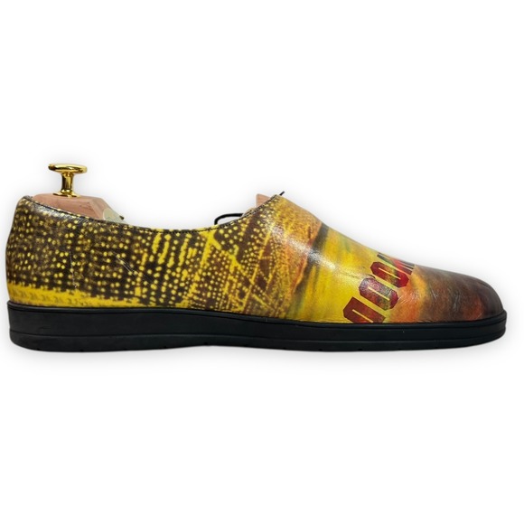 Icon Shoes Mens 10 Womens 12 Hollywood Hills Sunset Wearable Art Side Lace - Picture 3 of 15